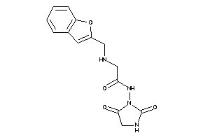 2-(benzofuran-2-ylmethylamino)-N-(2,5-diketoimidazolidin-1-yl)acetamide