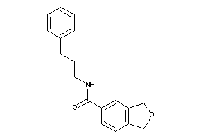 N-(3-phenylpropyl)phthalan-5-carboxamide