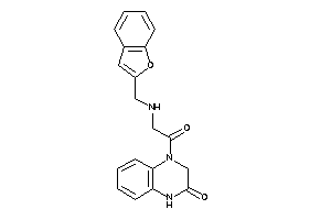 4-[2-(benzofuran-2-ylmethylamino)acetyl]-1,3-dihydroquinoxalin-2-one