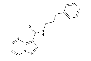 N-(3-phenylpropyl)pyrazolo[1,5-a]pyrimidine-3-carboxamide