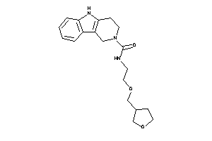 N-[2-(tetrahydrofuran-3-ylmethoxy)ethyl]-1,3,4,5-tetrahydropyrido[4,3-b]indole-2-carboxamide