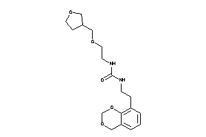 1-[2-(4H-1,3-benzodioxin-8-yl)ethyl]-3-[2-(tetrahydrofuran-3-ylmethoxy)ethyl]urea