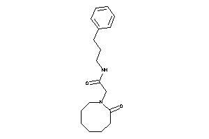 2-(2-ketoazocan-1-yl)-N-(3-phenylpropyl)acetamide