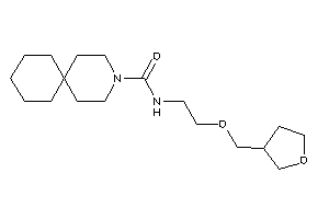 N-[2-(tetrahydrofuran-3-ylmethoxy)ethyl]-3-azaspiro[5.5]undecane-3-carboxamide