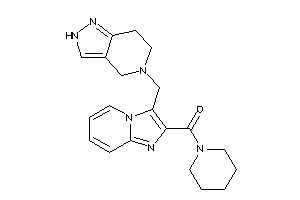 Piperidino-[3-(2,4,6,7-tetrahydropyrazolo[4,3-c]pyridin-5-ylmethyl)imidazo[1,2-a]pyridin-2-yl]methanone