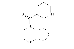 3,4a,5,6,7,7a-hexahydro-2H-cyclopenta[b][1,4]oxazin-4-yl(3-piperidyl)methanone