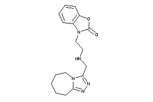 3-[2-(6,7,8,9-tetrahydro-5H-[1,2,4]triazolo[4,3-a]azepin-3-ylmethylamino)ethyl]-1,3-benzoxazol-2-one