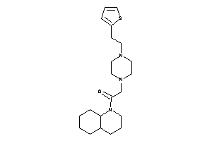 1-(3,4,4a,5,6,7,8,8a-octahydro-2H-quinolin-1-yl)-2-[4-[2-(2-thienyl)ethyl]piperazino]ethanone