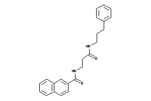 N-[3-keto-3-(3-phenylpropylamino)propyl]-2-naphthamide