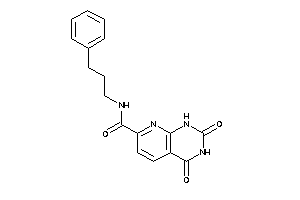 2,4-diketo-N-(3-phenylpropyl)-1H-pyrido[2,3-d]pyrimidine-7-carboxamide