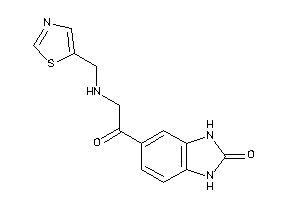 5-[2-(thiazol-5-ylmethylamino)acetyl]-1,3-dihydrobenzimidazol-2-one