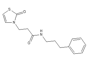 3-(2-keto-4-thiazolin-3-yl)-N-(3-phenylpropyl)propionamide