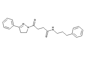 4-keto-N-(3-phenylpropyl)-4-(3-phenyl-2-pyrazolin-1-yl)butyramide