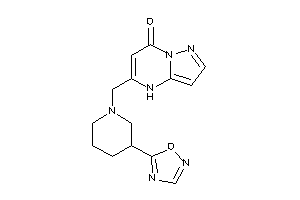 5-[[3-(1,2,4-oxadiazol-5-yl)piperidino]methyl]-4H-pyrazolo[1,5-a]pyrimidin-7-one
