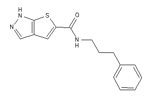 Image of N-(3-phenylpropyl)-1H-thieno[2,3-c]pyrazole-5-carboxamide