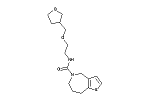 N-[2-(tetrahydrofuran-3-ylmethoxy)ethyl]-4,6,7,8-tetrahydrothieno[3,2-c]azepine-5-carboxamide