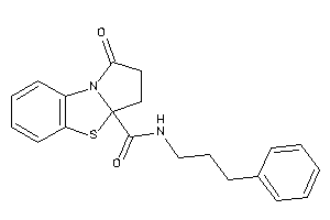 1-keto-N-(3-phenylpropyl)-2,3-dihydropyrrolo[2,1-b][1,3]benzothiazole-3a-carboxamide