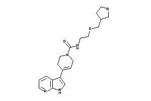 4-(1H-pyrrolo[2,3-b]pyridin-3-yl)-N-[2-(tetrahydrofuran-3-ylmethoxy)ethyl]-3,6-dihydro-2H-pyridine-1-carboxamide