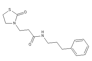 3-(2-ketothiazolidin-3-yl)-N-(3-phenylpropyl)propionamide