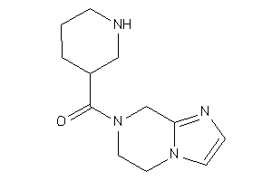 6,8-dihydro-5H-imidazo[1,2-a]pyrazin-7-yl(3-piperidyl)methanone