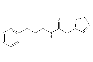 2-cyclopent-2-en-1-yl-N-(3-phenylpropyl)acetamide