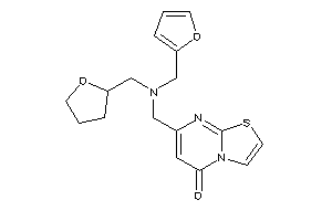 7-[[2-furfuryl(tetrahydrofurfuryl)amino]methyl]thiazolo[3,2-a]pyrimidin-5-one