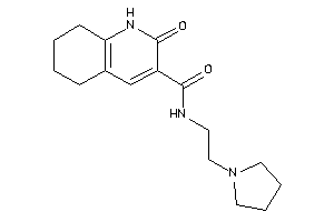 Image of 2-keto-N-(2-pyrrolidinoethyl)-5,6,7,8-tetrahydro-1H-quinoline-3-carboxamide