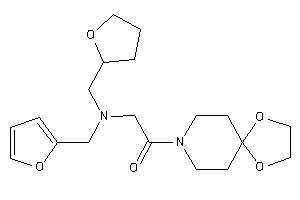 1-(1,4-dioxa-8-azaspiro[4.5]decan-8-yl)-2-[2-furfuryl(tetrahydrofurfuryl)amino]ethanone