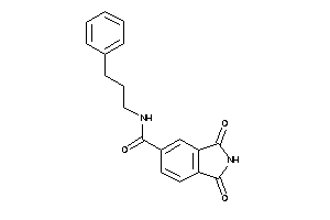 1,3-diketo-N-(3-phenylpropyl)isoindoline-5-carboxamide