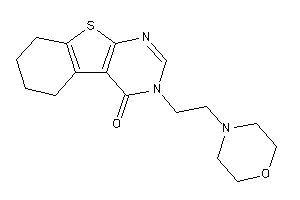 3-(2-morpholinoethyl)-5,6,7,8-tetrahydrobenzothiopheno[2,3-d]pyrimidin-4-one