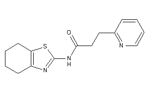 3-(2-pyridyl)-N-(4,5,6,7-tetrahydro-1,3-benzothiazol-2-yl)propionamide