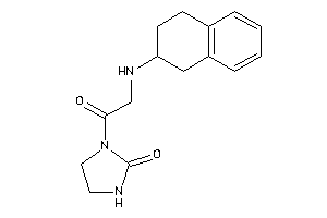 1-[2-(tetralin-2-ylamino)acetyl]-2-imidazolidinone