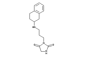 3-[3-(tetralin-2-ylamino)propyl]hydantoin