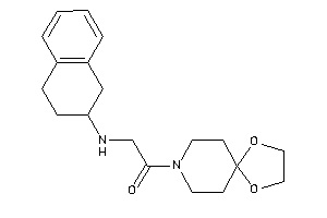 1-(1,4-dioxa-8-azaspiro[4.5]decan-8-yl)-2-(tetralin-2-ylamino)ethanone