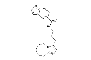 N-[3-(6,7,8,9-tetrahydro-5H-[1,2,4]triazolo[4,3-a]azepin-3-yl)propyl]imidazo[1,2-a]pyridine-6-carboxamide