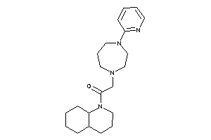 1-(3,4,4a,5,6,7,8,8a-octahydro-2H-quinolin-1-yl)-2-[4-(2-pyridyl)-1,4-diazepan-1-yl]ethanone