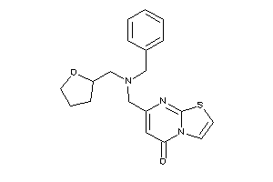 7-[[benzyl(tetrahydrofurfuryl)amino]methyl]thiazolo[3,2-a]pyrimidin-5-one