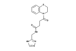 4-(2,3-dihydro-1,4-benzothiazin-4-yl)-4-keto-N-(4H-1,2,4-triazol-3-ylmethyl)butyramide