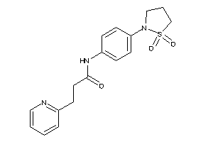 N-[4-(1,1-diketo-1,2-thiazolidin-2-yl)phenyl]-3-(2-pyridyl)propionamide