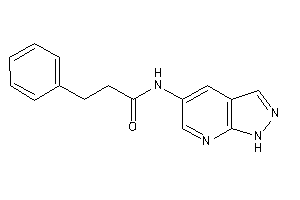 Image of 3-phenyl-N-(1H-pyrazolo[3,4-b]pyridin-5-yl)propionamide