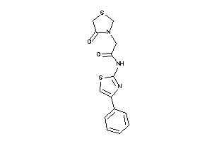 2-(4-ketothiazolidin-3-yl)-N-(4-phenylthiazol-2-yl)acetamide