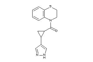 2,3-dihydro-1,4-benzothiazin-4-yl-[2-(1H-pyrazol-4-yl)cyclopropyl]methanone