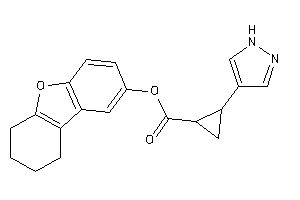 2-(1H-pyrazol-4-yl)cyclopropanecarboxylic Acid 6,7,8,9-tetrahydrodibenzofuran-2-yl Ester