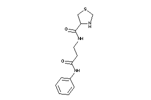 N-(3-anilino-3-keto-propyl)thiazolidine-4-carboxamide