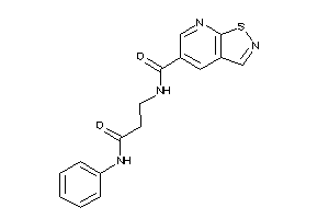N-(3-anilino-3-keto-propyl)isothiazolo[5,4-b]pyridine-5-carboxamide