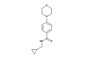 N-(cyclopropylmethyl)-4-morpholino-benzamide