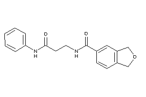 N-(3-anilino-3-keto-propyl)phthalan-5-carboxamide