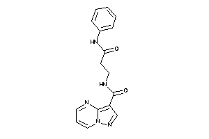 N-(3-anilino-3-keto-propyl)pyrazolo[1,5-a]pyrimidine-3-carboxamide