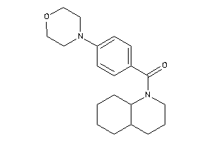 3,4,4a,5,6,7,8,8a-octahydro-2H-quinolin-1-yl-(4-morpholinophenyl)methanone