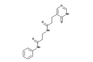 N-(3-anilino-3-keto-propyl)-3-(6-keto-1H-pyrimidin-5-yl)propionamide